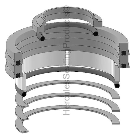 Allis Chalmers - After Market Parts Hydraulic Cylinder Repair Kit- 1-3/4 X 2-1/4 4917655